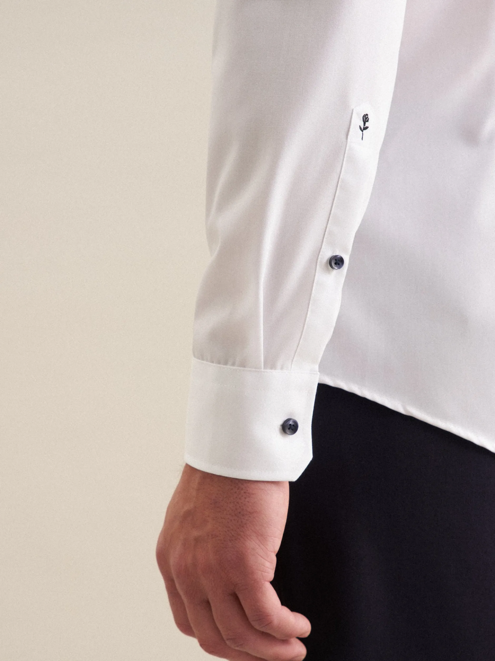 Seidensticker Herren Business Hemd - Shaped Fit in weiß