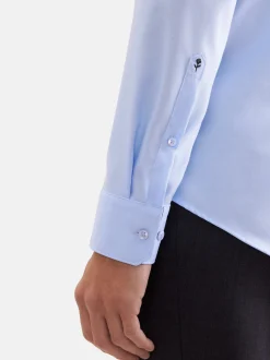 Seidensticker Herren Business Hemd - Slim Fit in blau