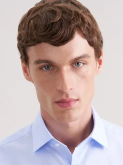 Seidensticker Herren Business Hemd - Regular Fit in blau