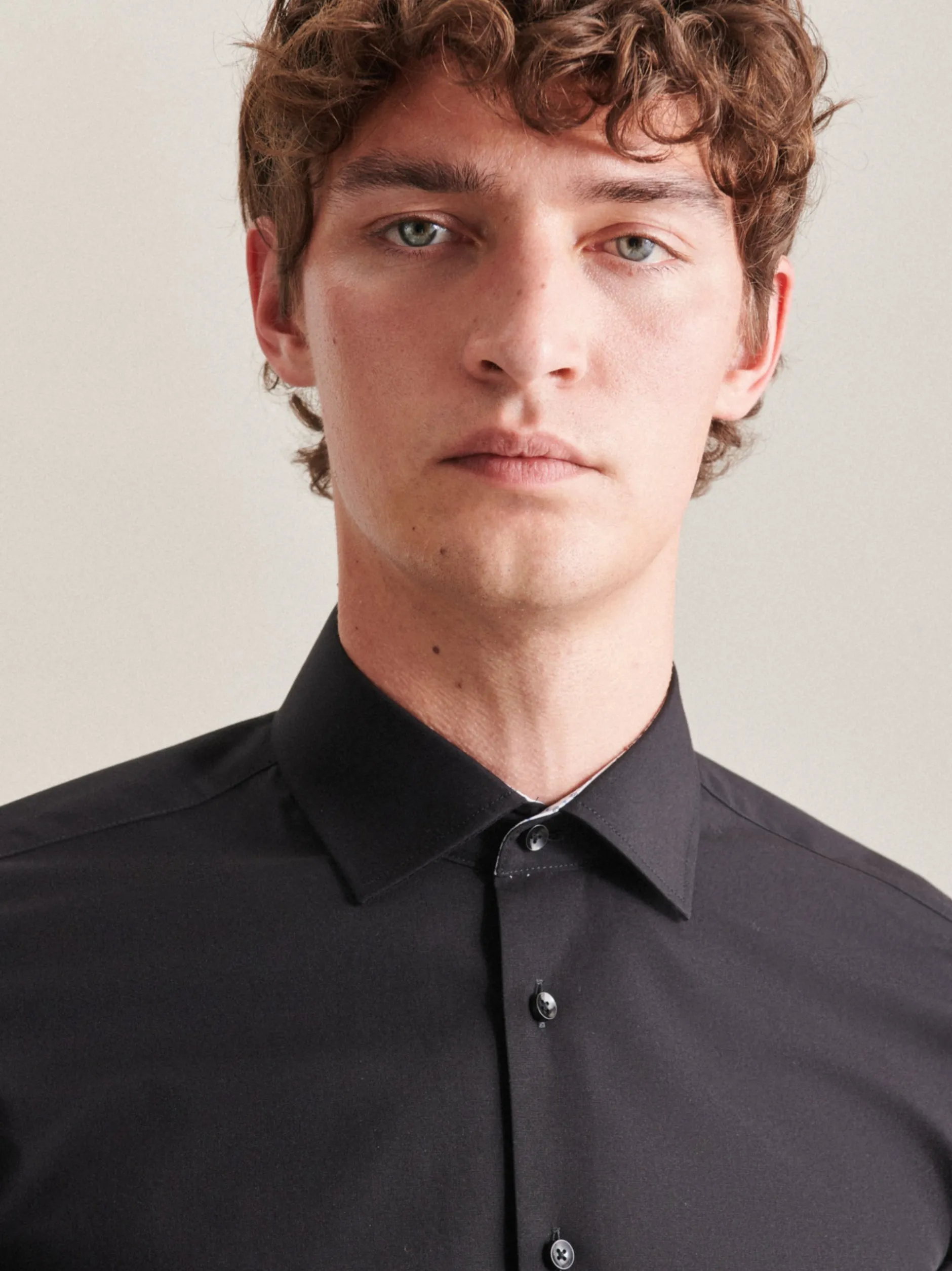 Seidensticker Herren Business Hemd - X-Slim Fit in schwarz