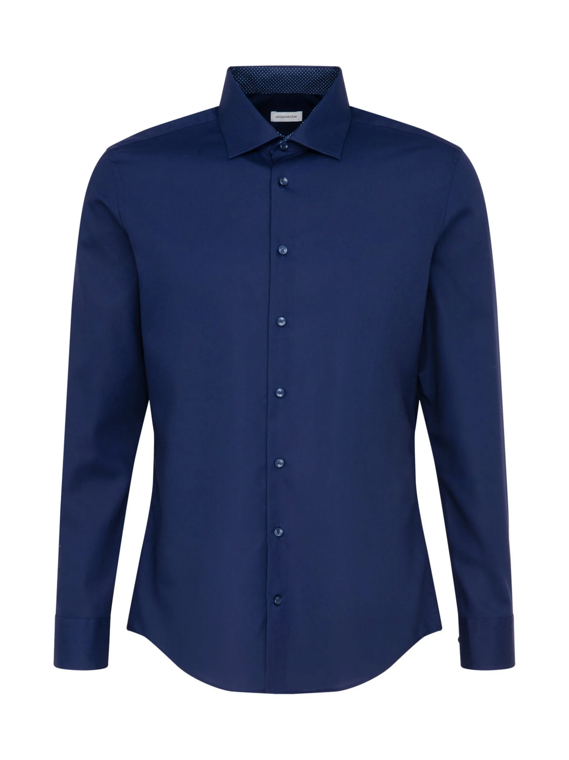Seidensticker Herren Business Hemd - Shaped Fit in marine