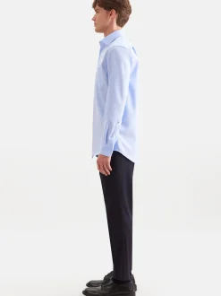 Seidensticker Herren Business Hemd - Regular Fit in blau