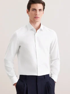 Seidensticker Herren Business Hemd - Slim Fit in weiß