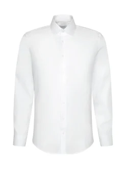 Seidensticker Herren Business Hemd - Slim Fit in weiß