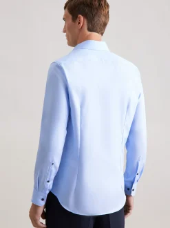 Seidensticker Herren Business Hemd - Shaped Fit in hellblau