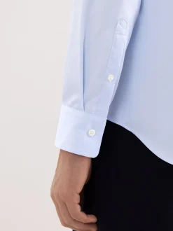 Seidensticker Herren Business Hemd - Straight Fit in hellblau