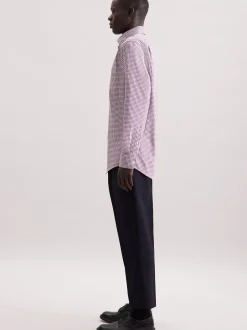 Seidensticker Herren Business Hemd - Regular Fit in purple
