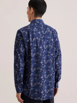 Seidensticker Herren Business Hemd - Regular Fit in blau