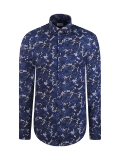 Seidensticker Herren Business Hemd - Regular Fit in blau