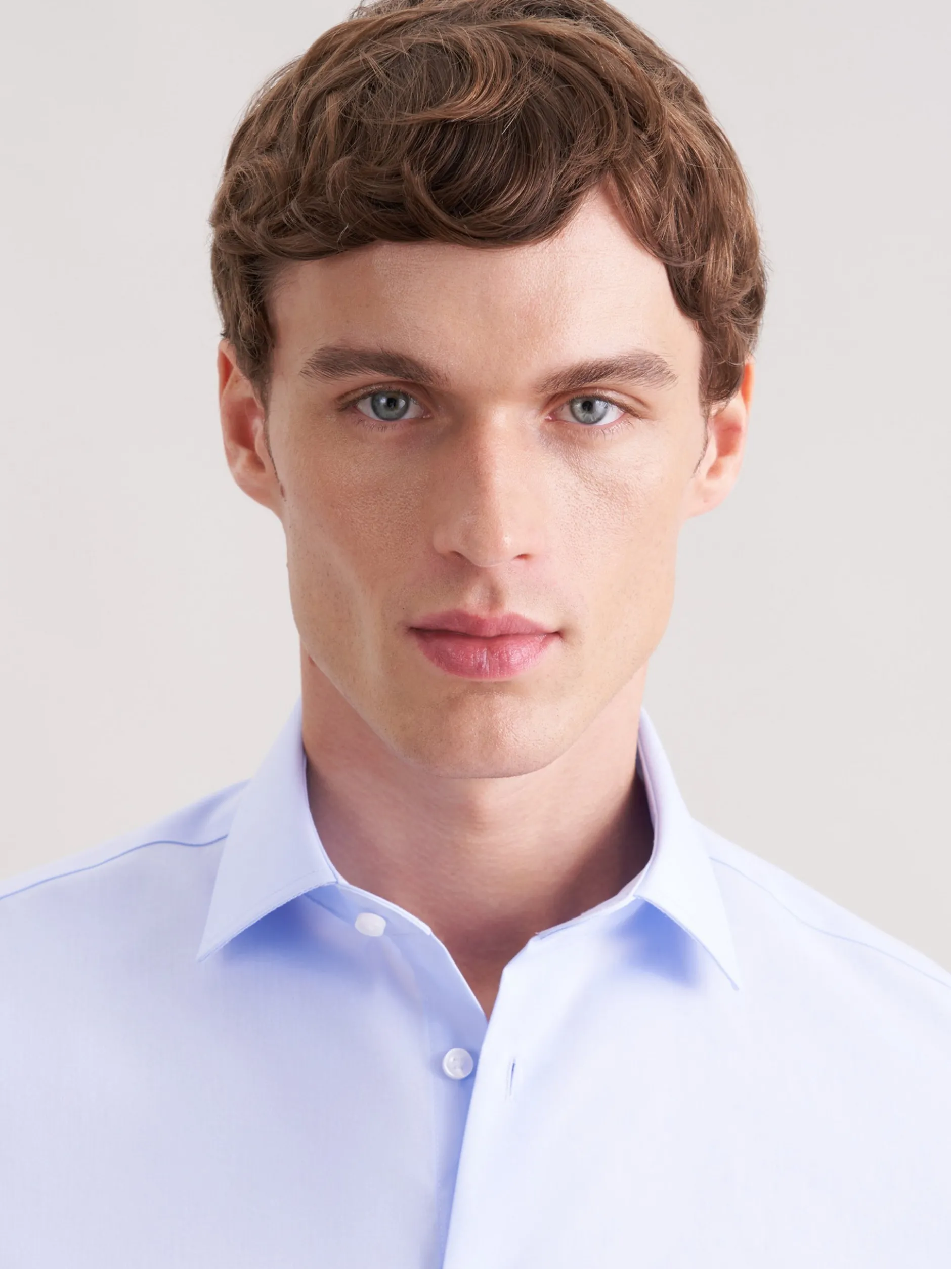 Seidensticker Herren Business Hemd - Slim Fit in blau