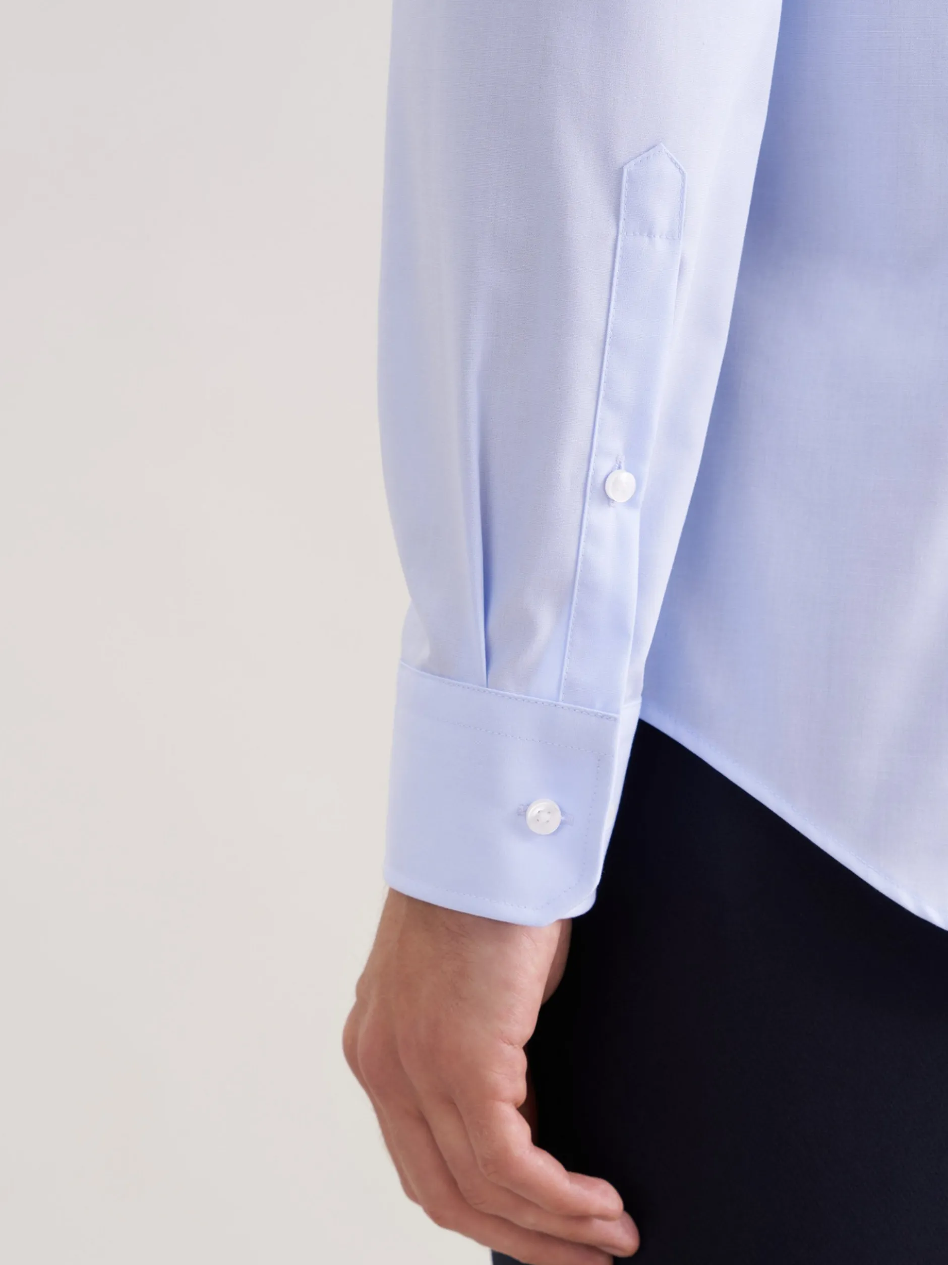 Seidensticker Herren Business Hemd - Slim Fit in blau