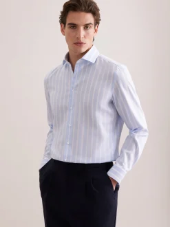Seidensticker Herren Business Hemd - Slim Fit in blau