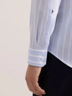 Seidensticker Herren Business Hemd - Slim Fit in blau