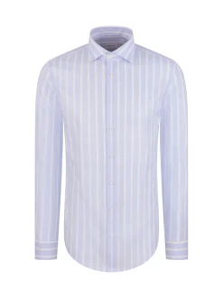 Seidensticker Herren Business Hemd - Slim Fit in blau