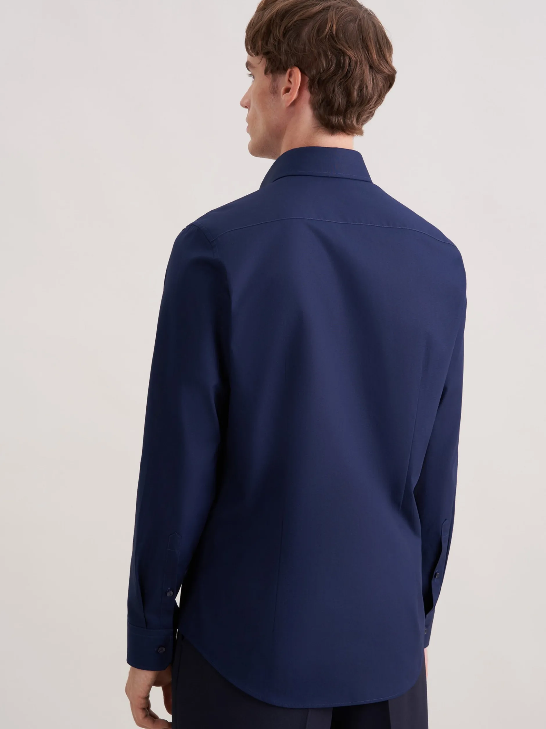 Seidensticker Herren Business Hemd - Slim Fit in blau