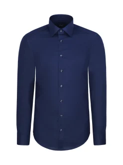 Seidensticker Herren Business Hemd - Slim Fit in blau