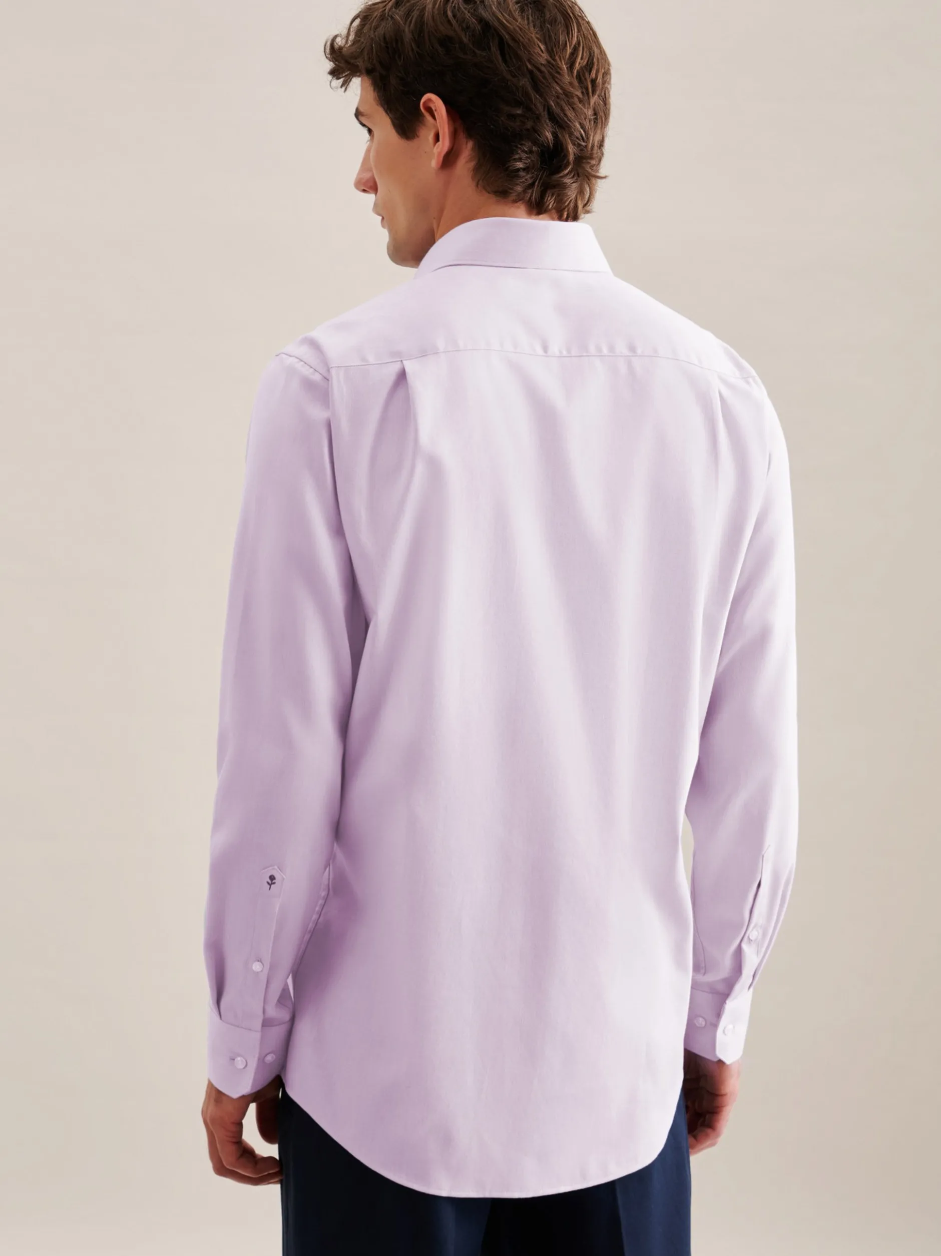 Seidensticker Herren Business Hemd - Regular Fit in lila