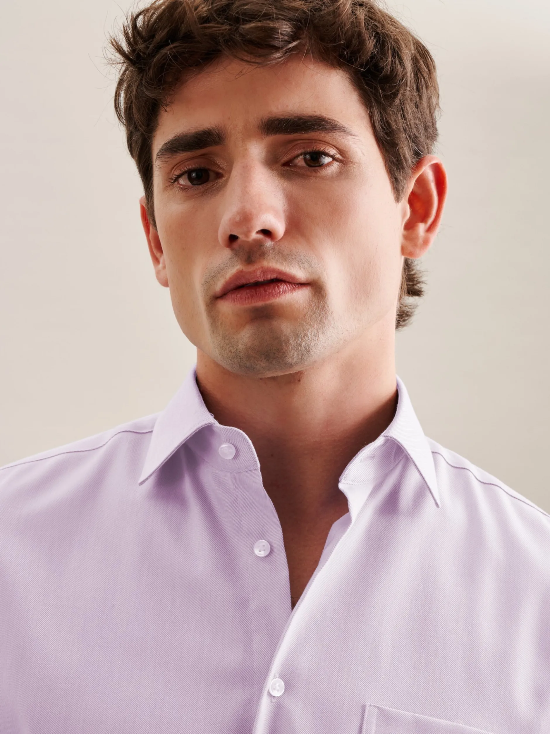 Seidensticker Herren Business Hemd - Regular Fit in lila