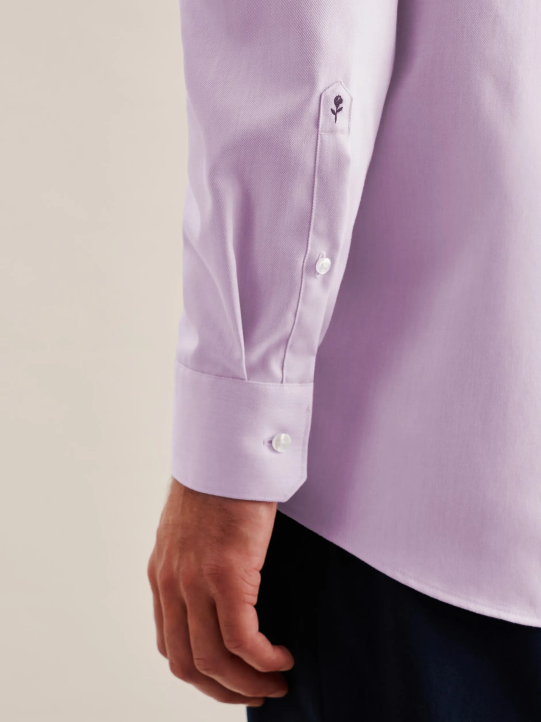 Seidensticker Herren Business Hemd - Regular Fit in lila