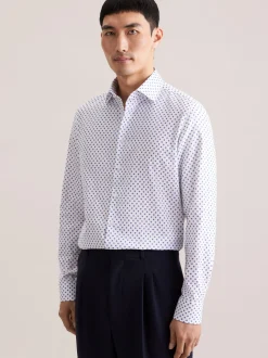 Seidensticker Herren Business Hemd - Shaped Fit in weiß