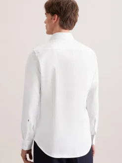 Seidensticker Herren Business Hemd - Shaped Fit in weiß