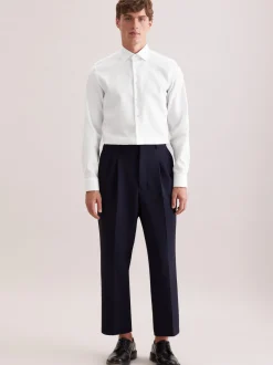 Seidensticker Herren Business Hemd - Shaped Fit in weiß