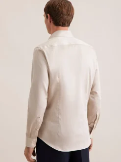Seidensticker Herren Business Hemd - Slim Fit in beige