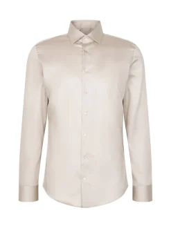 Seidensticker Herren Business Hemd - Slim Fit in beige