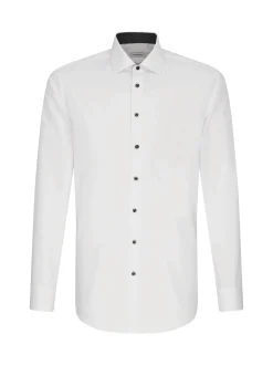 Seidensticker Herren Business Hemd - Slim Fit in weiß