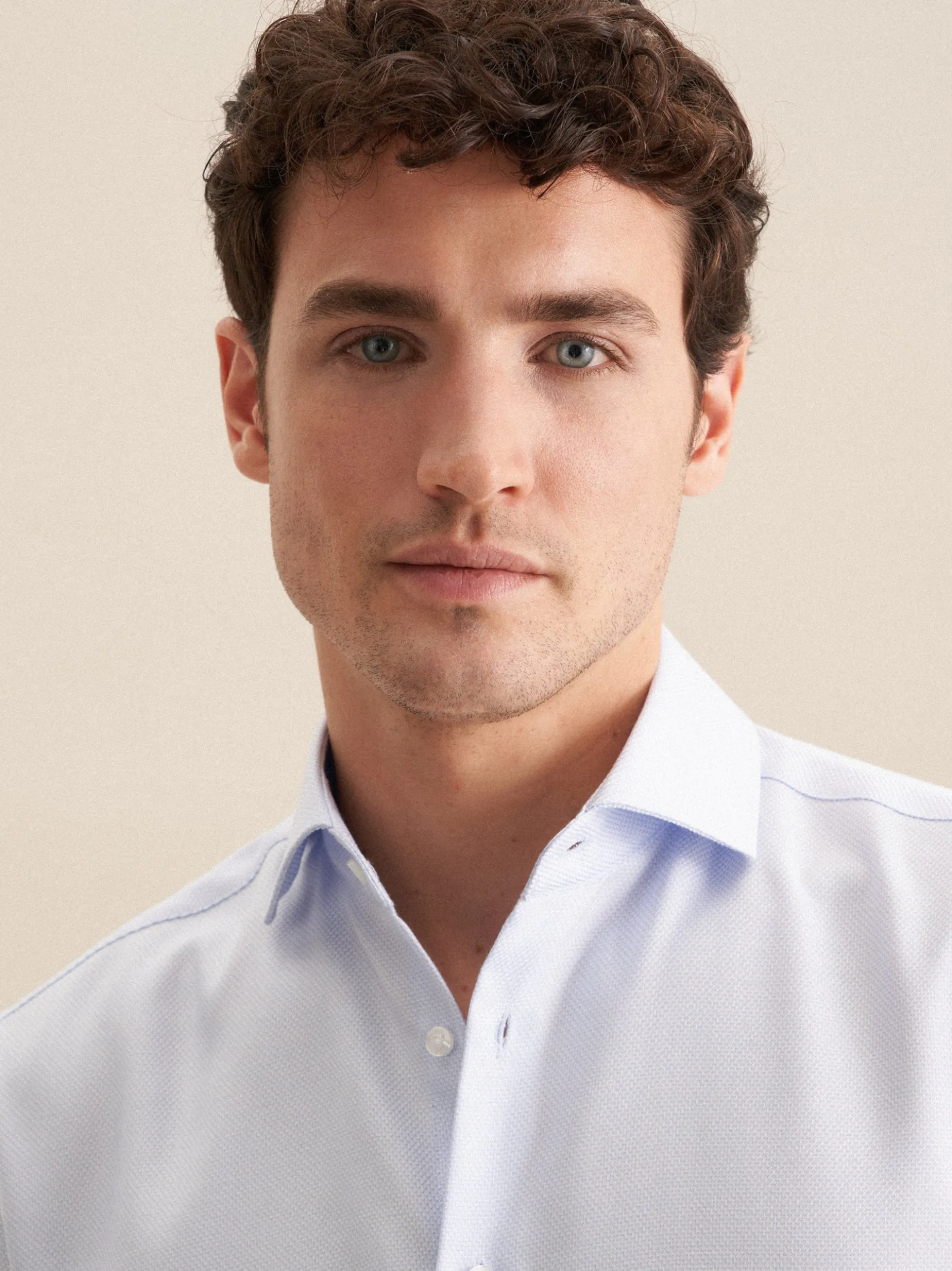 Seidensticker Herren Business Hemd - Regular Fit in hellblau