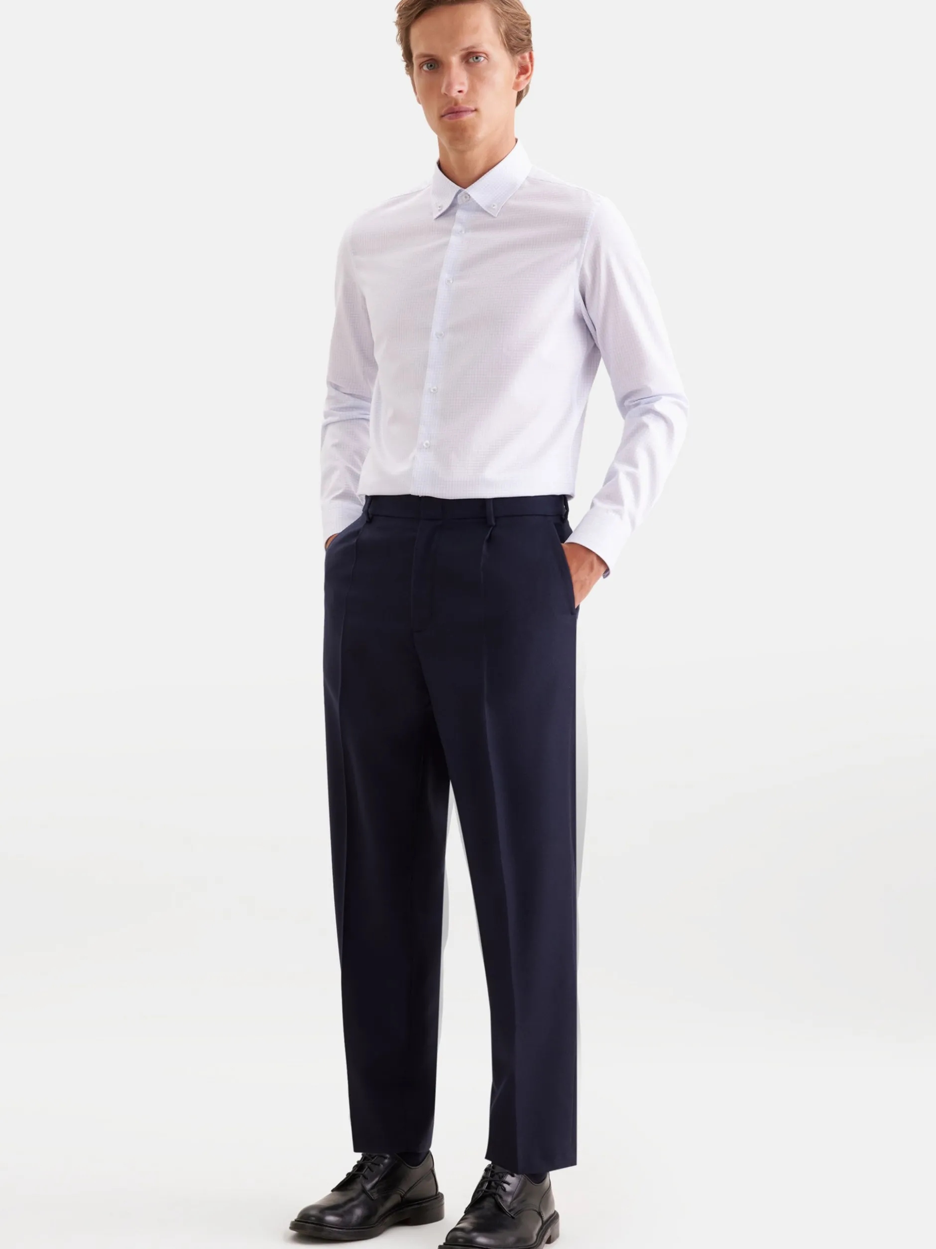 Seidensticker Herren Business Hemd - Slim Fit in hellblau