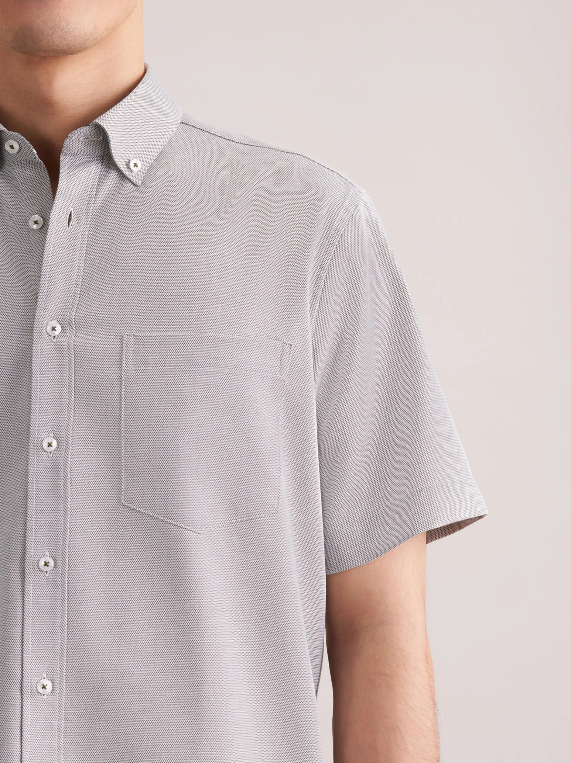 Seidensticker Herren Business Hemd - Regular Fit in taupe