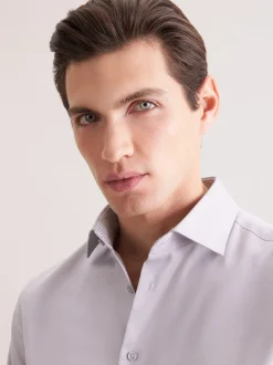 Seidensticker Herren Business Hemd - Regular Fit in grau