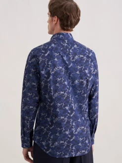 Seidensticker Herren Business Hemd - Shaped Fit in blau