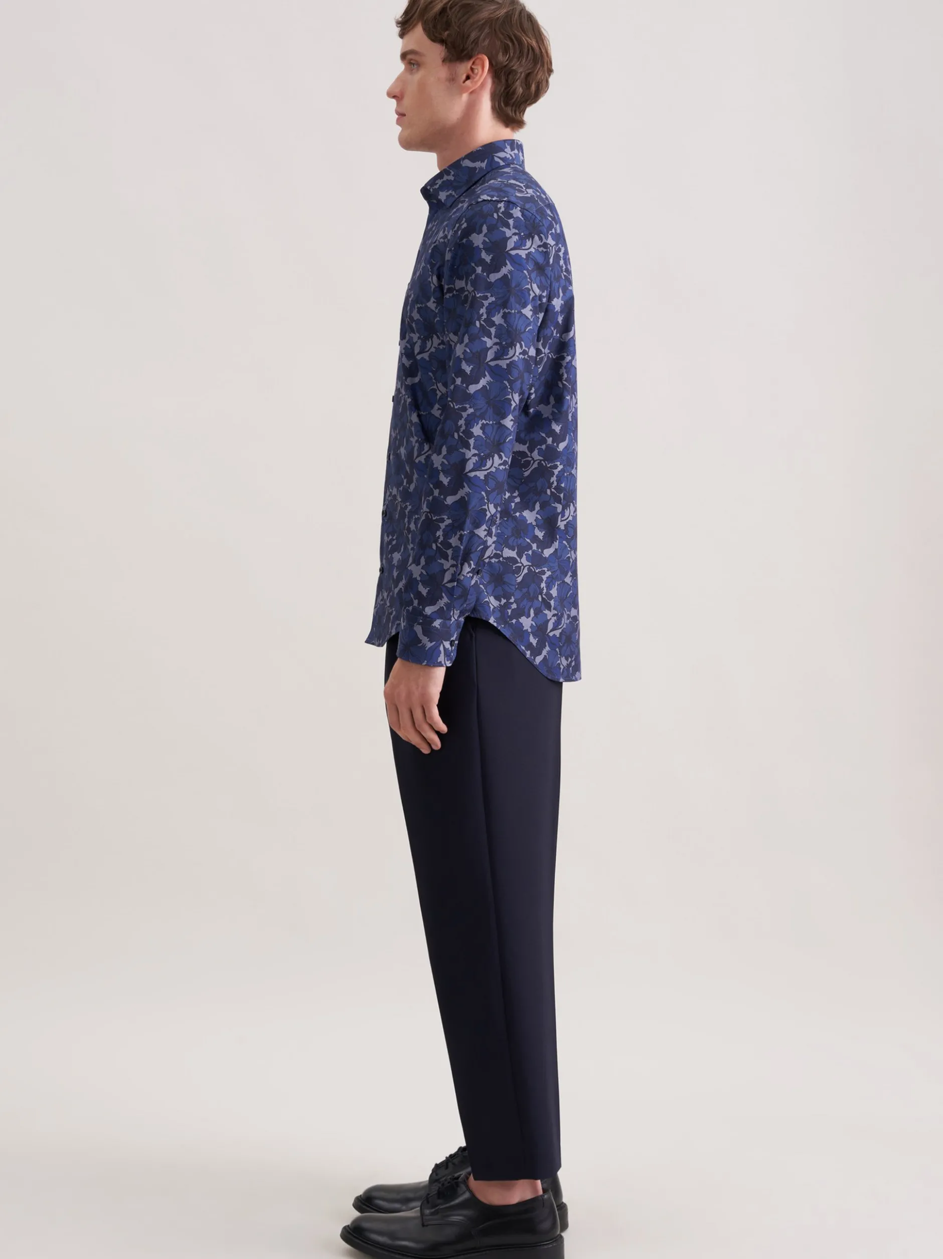 Seidensticker Herren Business Hemd - Shaped Fit in blau
