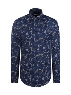 Seidensticker Herren Business Hemd - Shaped Fit in blau