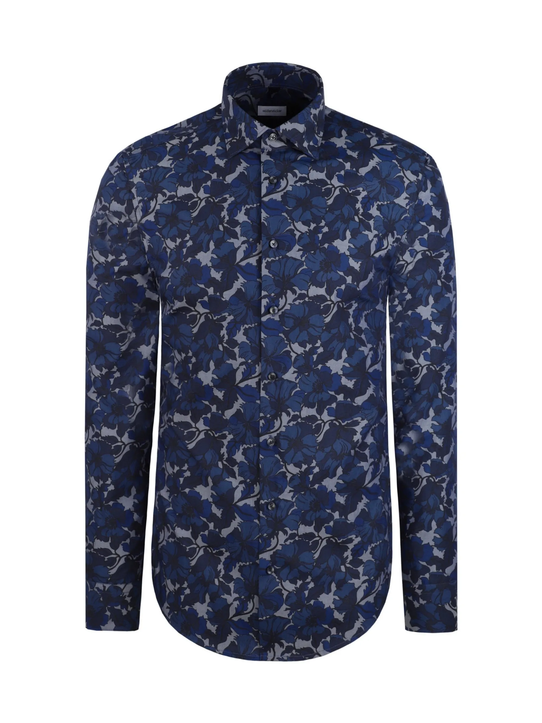Seidensticker Herren Business Hemd - Shaped Fit in blau