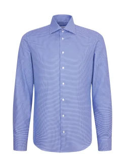 Seidensticker Herren Business Hemd - Slim Fit in blau