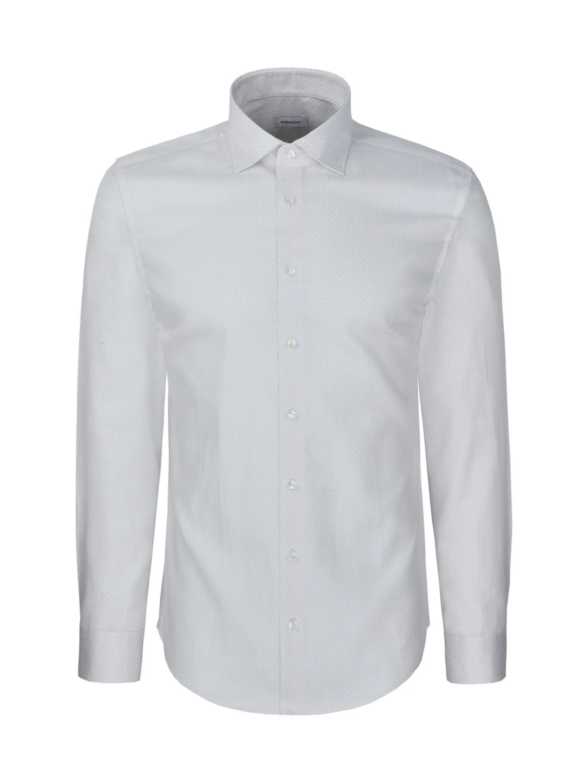 Seidensticker Herren Business Hemd - Slim Fit in weiß hellgrau