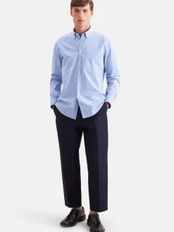 Seidensticker Herren Casual Hemd - Regular Fit in hellblau