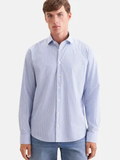 Seidensticker Herren Casual Hemd - Regular Fit in hellblau