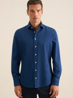 Seidensticker Herren Denimhemd - Slim Fit in blau