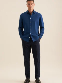 Seidensticker Herren Denimhemd - Slim Fit in blau
