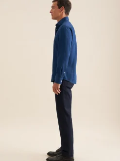Seidensticker Herren Denimhemd - Slim Fit in blau