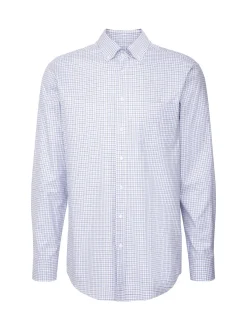 Seidensticker Herren Flanellhemd - Regular Fit in hellblau