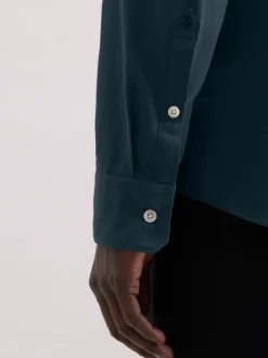 Seidensticker Herren Flanellhemd - Slim Fit in grün