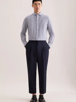 Seidensticker Herren Jerseyhemd - Shaped Fit in grau