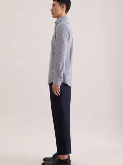 Seidensticker Herren Jerseyhemd - Shaped Fit in grau