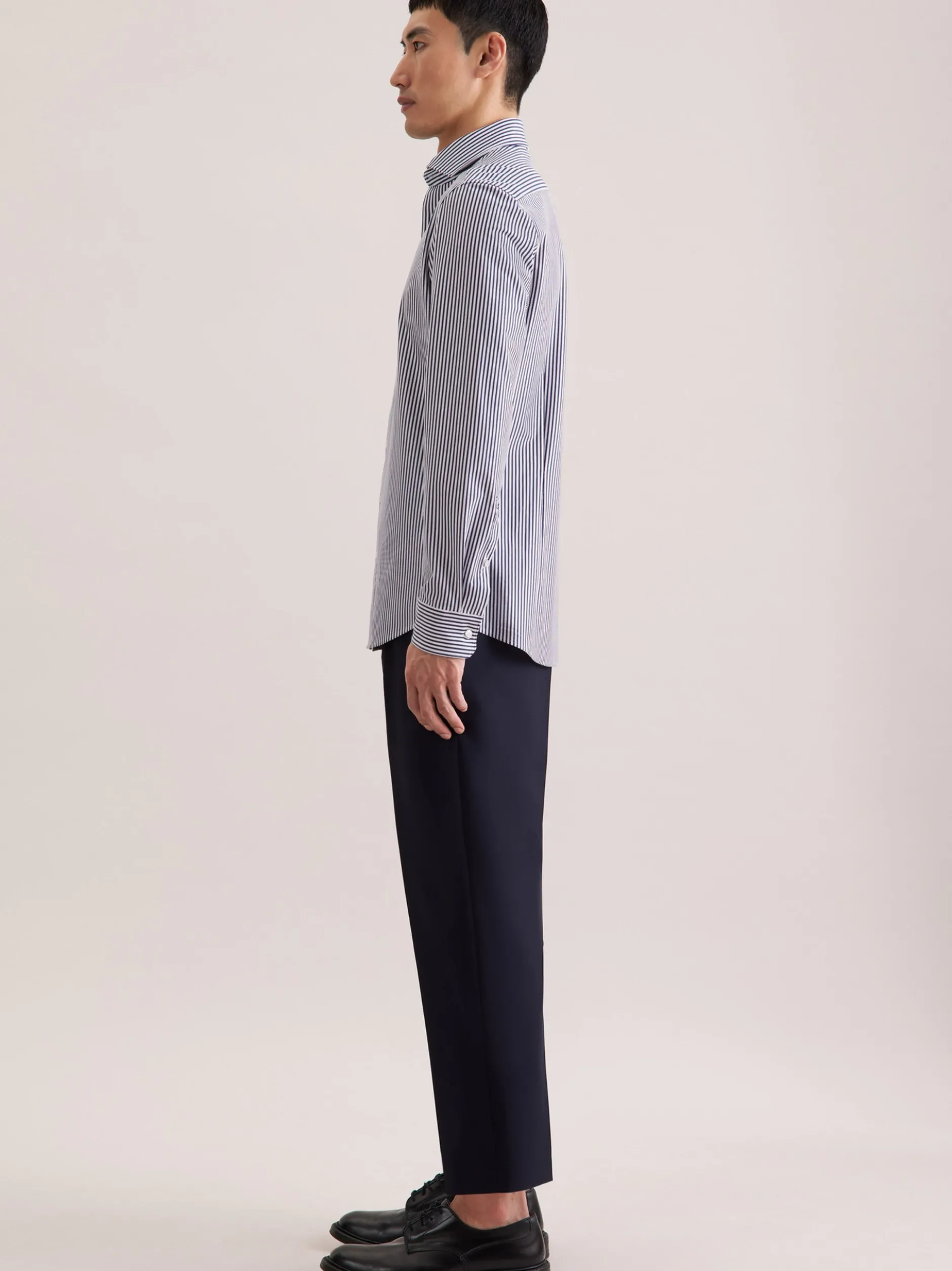 Seidensticker Herren Jerseyhemd - Shaped Fit in grau