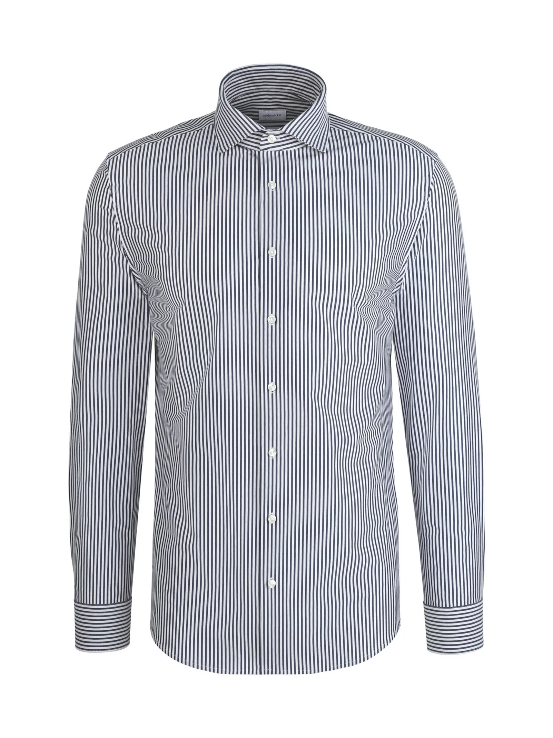 Seidensticker Herren Jerseyhemd - Shaped Fit in grau